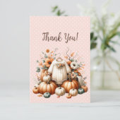 Little Pumpkin Bedankkaart (Staand voorkant)