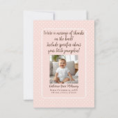 Little Pumpkin Bedankkaart (Achterkant)