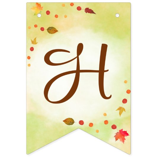 Little Pumpkin Birthday Bunting Vlaggetjes (Tweede vlag)