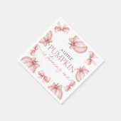 Little Pumpkin Birthday Napkin Servet (Hoek)