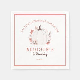 Little Pumpkin Birthday Servet