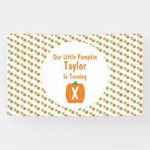 Little Pumpkin Birthday Spandoek