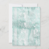 Little Pumpkin | Blauwgroen groen Baby shower van  Kaart (Achterkant)