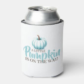 Little Pumpkin Blue Boy Baby shower Cooler (Blikje Voorkant)