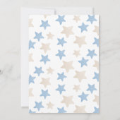 Little Pumpkin Blue Rustic Truck Baby Boy Shower Kaart (Achterkant)