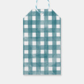 Little Pumpkin Blue Truck Verjaardag Dank u Label Cadeaulabel (Achterkant)