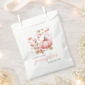 Little Pumpkin Blush Autumn Berry Baby shower Bedankzakje (Geknipt)