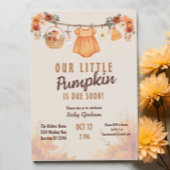 Little Pumpkin Boerderij Herfst Baby shower Kaart