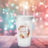 Little Pumpkin Boho Genderneutraal Baby shower Acryl Drinkbeker