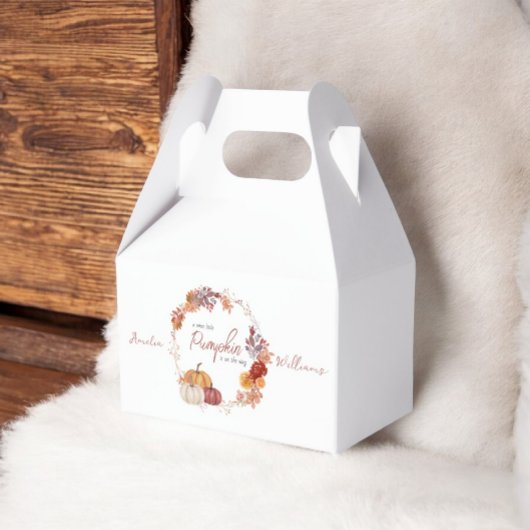 Little Pumpkin Boho Genderneutraal Baby shower Bedankdoosjes