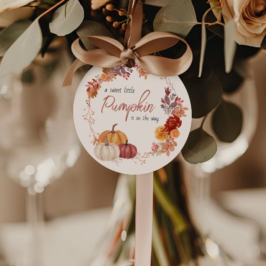 Little Pumpkin Boho Genderneutraal Baby shower Bedankjes Labels