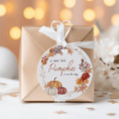 Little Pumpkin Boho Genderneutraal Baby shower Bedankjes Labels