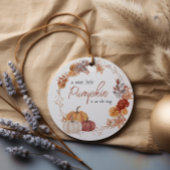 Little Pumpkin Boho Genderneutraal Baby shower Bedankjes Labels