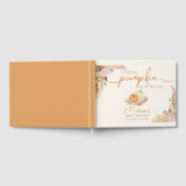 Little Pumpkin Boho Herfst Floral Gastenboek (Volledig)