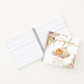Little Pumpkin Boho Herfst Floral Notitieboek (Binnen)