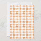 Little Pumpkin Boo Baby shower Invitation Kaart (Achterkant)