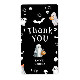 Little Pumpkin Boo – Halloween Baby Shower Etiket