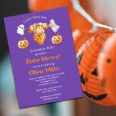 Little Pumpkin Boo – Halloween Baby shower Kaart