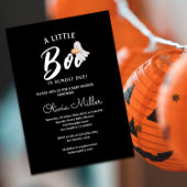 Little Pumpkin Boo – Halloween Baby Shower Kaart