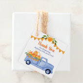 Little Pumpkin Boy Baby shower Dank u Bedankjes Labels (In situ)