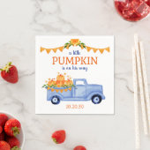 Little Pumpkin Boy Baby shower servetten (Insitu)