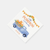 Little Pumpkin Boy Baby shower servetten (Hoek)
