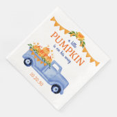 Little Pumpkin Boy Baby shower servetten (Hoek)