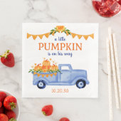 Little Pumpkin Boy Baby shower servetten (Insitu)