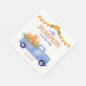 Little Pumpkin Boy Baby shower servetten (Hoek)