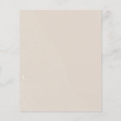 Little Pumpkin Budget Baby shower Invitation (Achterkant)