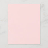 Little Pumpkin Budget Baby shower Invitation (Achterkant)