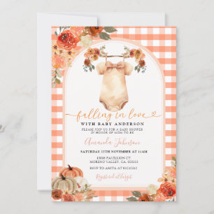 Little Pumpkin Clothes Baby shower Uitnodiging