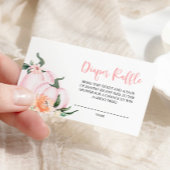 Little Pumpkin Diaper Raffle Enclosure Card Informatiekaartje