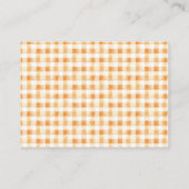 Little Pumpkin Diaper Raffle Shower Informatiekaartje (Achterkant)