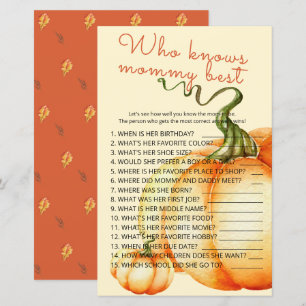 Little Pumpkin die mama het beste spel kent