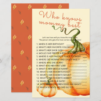 Little Pumpkin die mama het beste spel kent