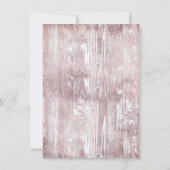 Little Pumpkin | Donkerroze Baby shower Kaart (Achterkant)