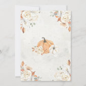 Little Pumpkin draait verjaardag van een meisje om Kaart (Achterkant)