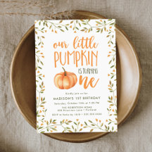 Little Pumpkin | Eerste verjaardag