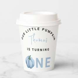 Little Pumpkin eerste verjaardag Papieren Bekers