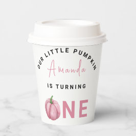 Little Pumpkin eerste verjaardag Papieren Bekers