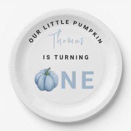 Little Pumpkin eerste verjaardag Papieren Bordje