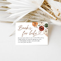 Little Pumpkin Fall Baby Shower Books for Baby