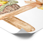 Little Pumpkin Fall Locally Grown Baby Shower Poster (Hoek)