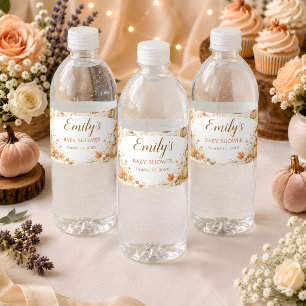 Little Pumpkin Fall Waterfles Etiketten Set