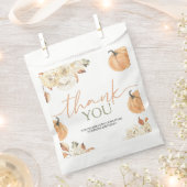 Little Pumpkin First Birthday Bedankzakje (Geknipt)