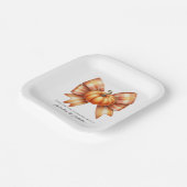 Little Pumpkin First Birthday Paper Bord (Gebogen)