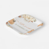 Little Pumpkin First Birthday Papieren Bordje (Gebogen)