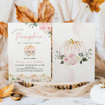 Little Pumpkin First Birthday Party