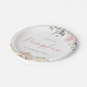 Little Pumpkin First Birthday Party Papieren Bordje (Gekanteld)